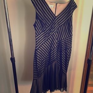 London Times Black 20s style dress 16